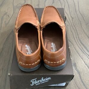 Florsheim Kids Size 1 M Loafers Saddle Tan